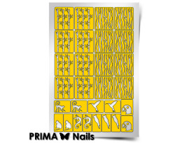 Трафарет Prima Nails Джунгли