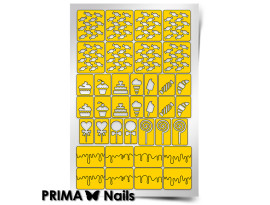 Трафарет Prima Nails Кондитерская